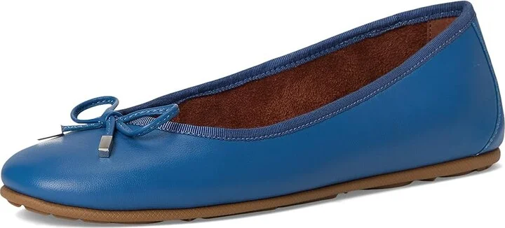 Aerosoles Pia Women's Flat Shoes Indigo Leather : 9 M - Image 5