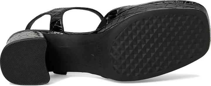 Aerosoles Soir High Women's Heels Black Croco Faux Leather : 8.5 M - Image 3