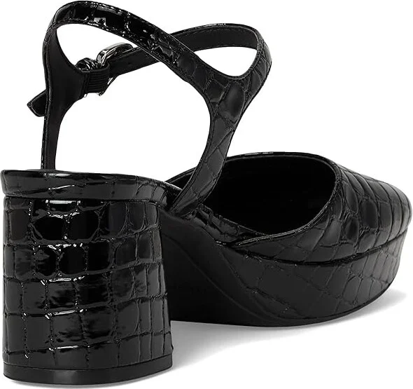 Aerosoles Soir High Women's Heels Black Croco Faux Leather : 8.5 M - Image 4
