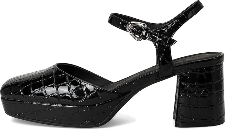 Aerosoles Soir High Women's Heels Black Croco Faux Leather : 8.5 M - Image 6