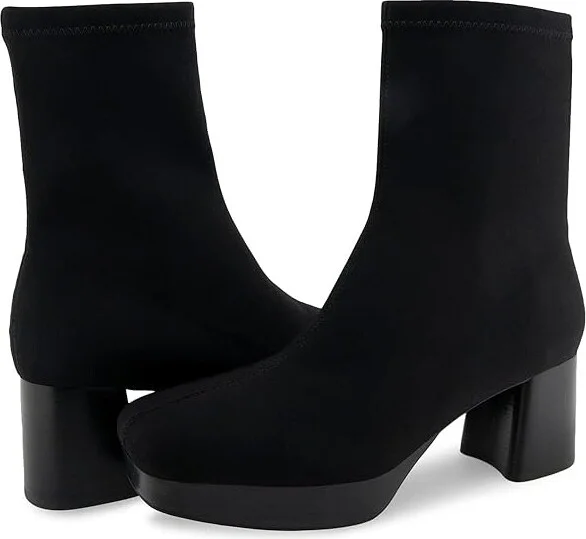 Aerosoles Sussex Women's Shoes Black Stretch Gabardine Fabric : 9.5 C - Wide, Textile