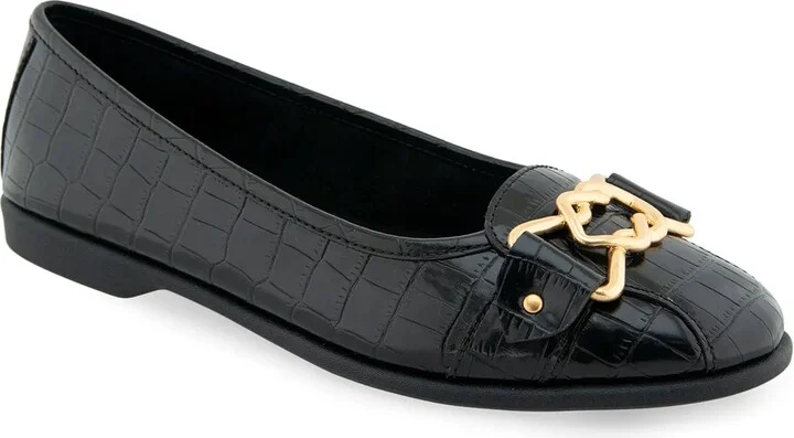 Black Croc Print