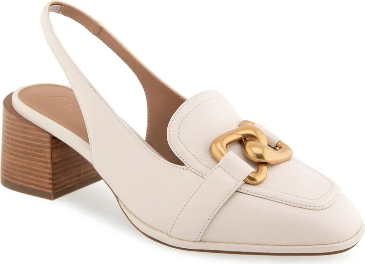 Aerosoles Women's Allure Almond Toe Slingback Heels
