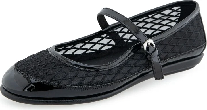 Black Mesh Fabric/Faux Leather
