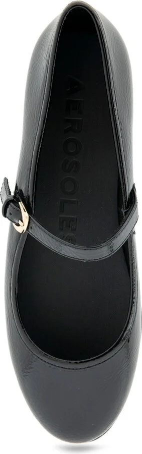 Aerosoles Women's Baylee Round Toe Mary Jane Flats - Crystal/Black Mesh Fabric - Image 9