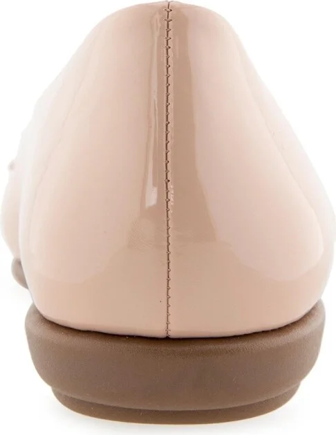 Aerosoles Women's Bell Almond Toe Ballet Flats - Gold/Tan Faux Leather - Image 8