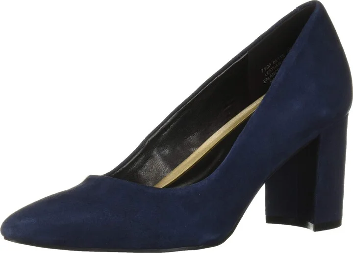 Navy Suede