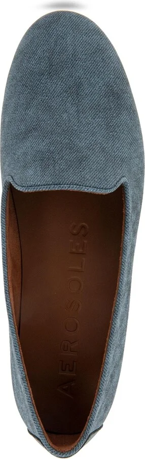 Aerosoles Women's Betunia Almond Toe Loafer Flats - Natural/Gold Metallic - Image 11