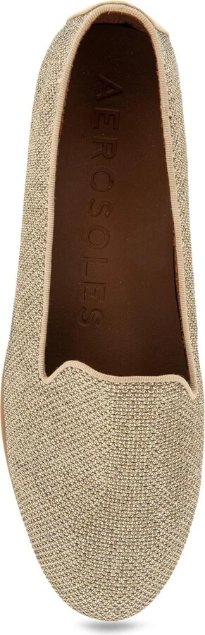 Aerosoles Women's Betunia Closed Toe Flats - Silver, Black Stretch Fabric - Image 9