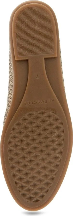 Aerosoles Women's Betunia Closed Toe Flats - Silver, Black Stretch Fabric - Image 10