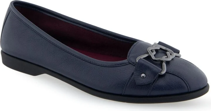 Navy Leather