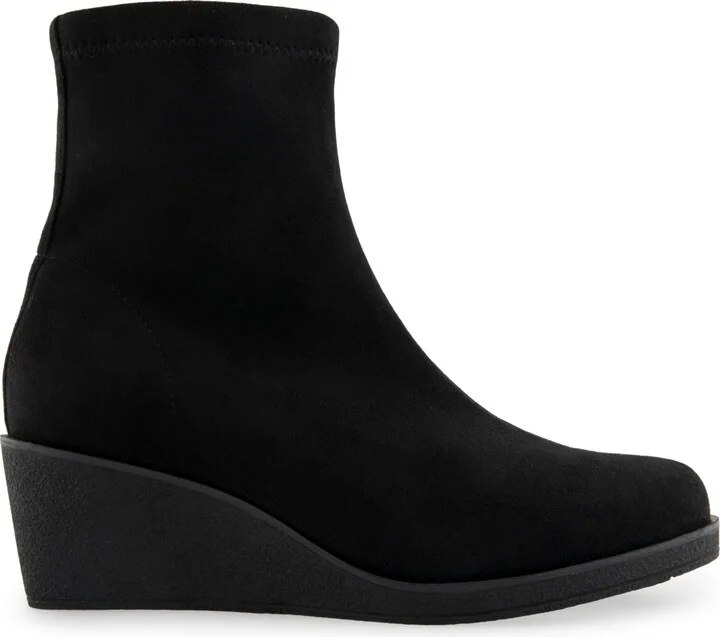Aerosoles Women's Binnie Wedge Heel Booties - Image 2