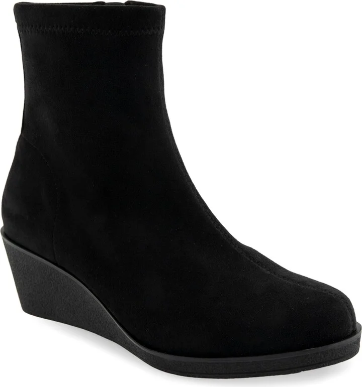 Aerosoles Women's Binnie Wedge Heel Booties