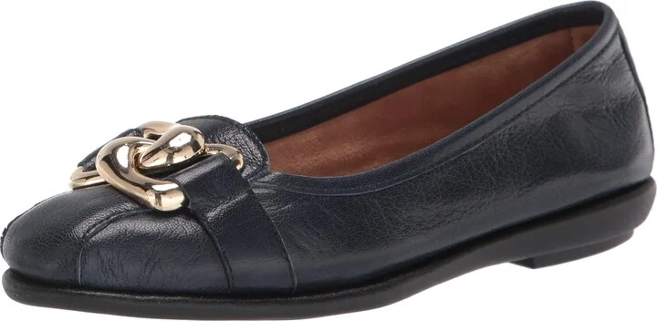 Navy Leather