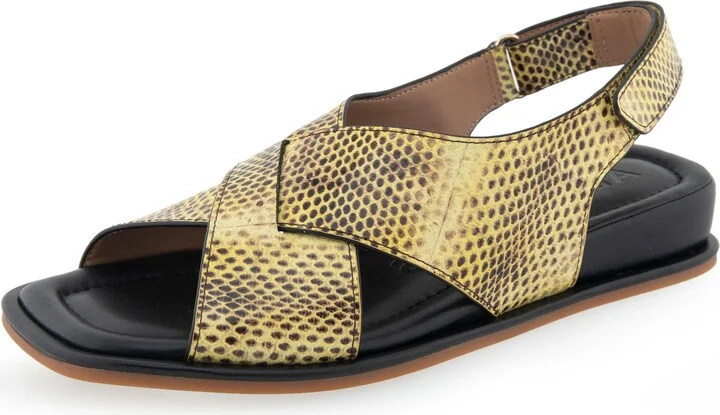 Green Sheen Snake Leather
