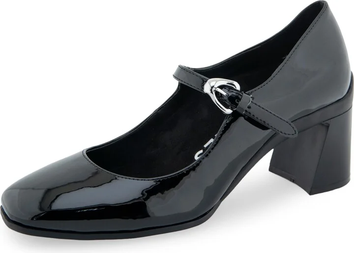 Black Patent Faux Leather