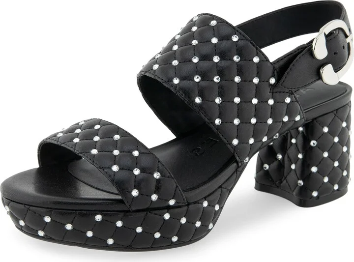 Aerosoles Women's Camera Crystal Heeled Sandal