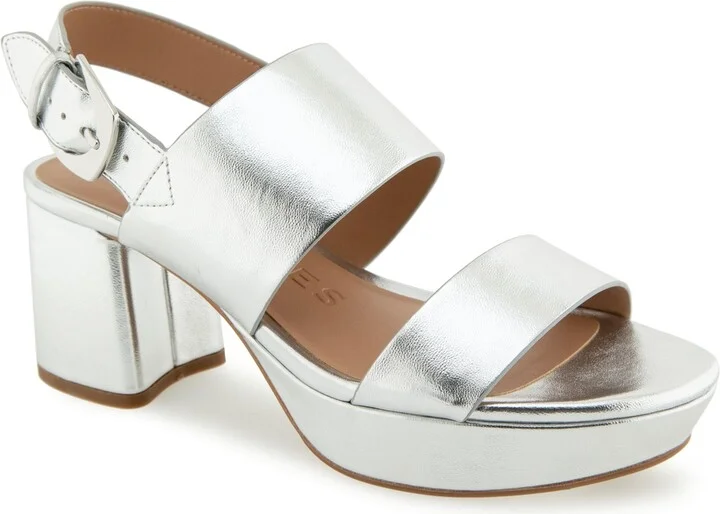 Silver Metallic Faux Leather