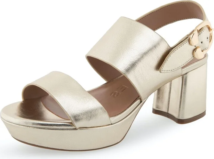 Gold Metallic Leather