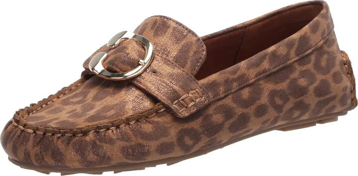 Leopard Metallic Faux Suede