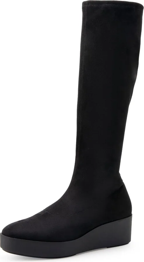 Black Faux Suede