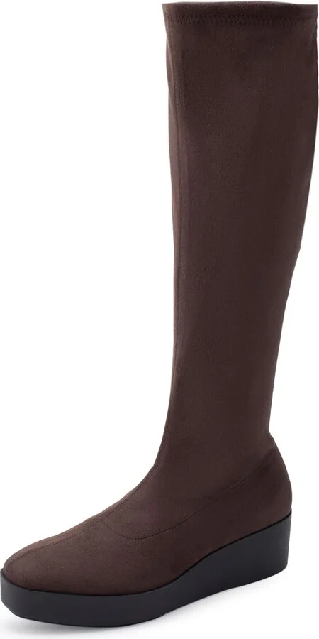 Java Stretch Faux Suede