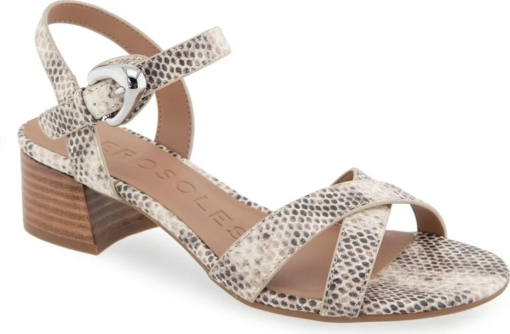 Roccia Printed Snake Faux Leather