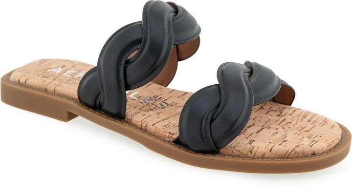Aerosoles Women's Colette Round Toe Slide Sandals