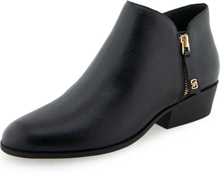 Black Burnished Leather
