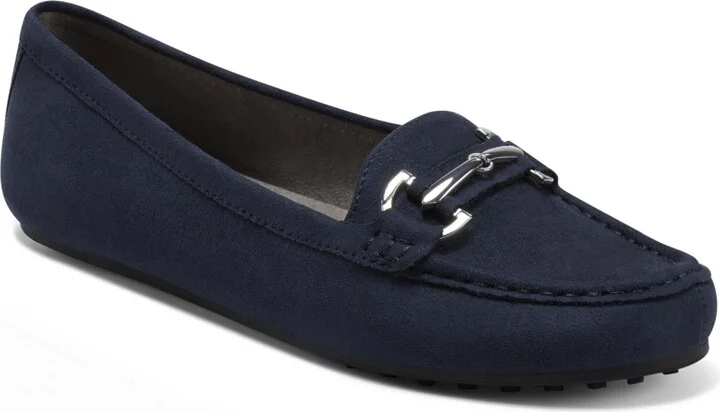 Navy Faux Suede