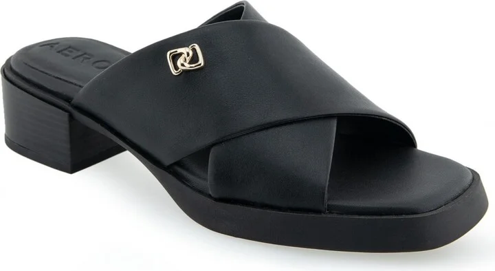 Aerosoles Women's Duane Low Heel Ornamented Sandals