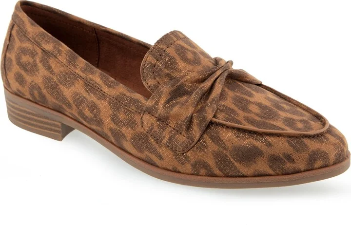 Leopard Metallic Faux Suede