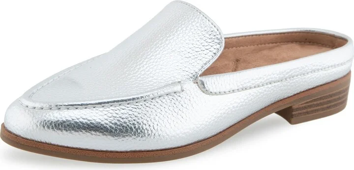 Silver Faux Leather