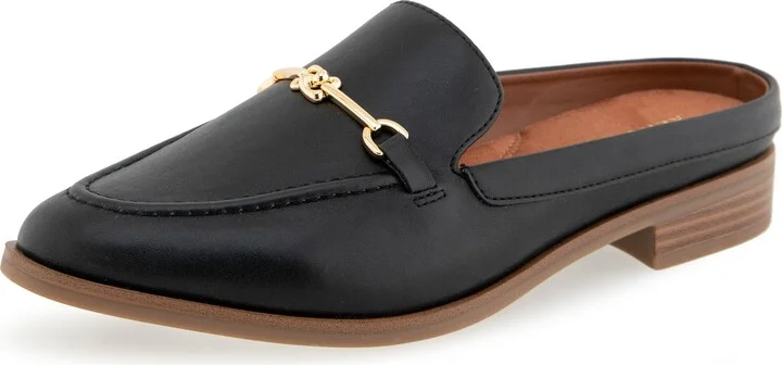 Black Faux Leather