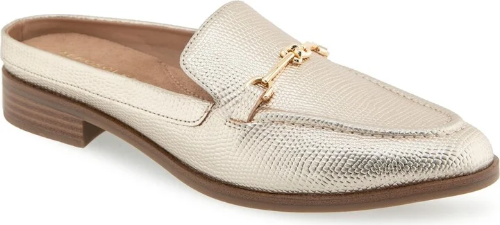 Gold Metallic Lizard Embossed Faux Leath