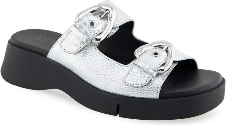Silver Metallic Textured Faux Leather