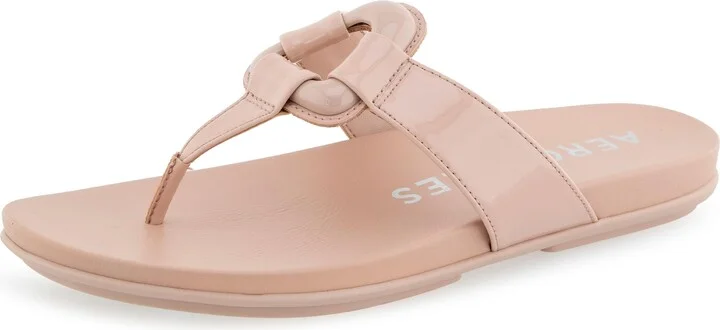 Cipria Patent Faux Leather