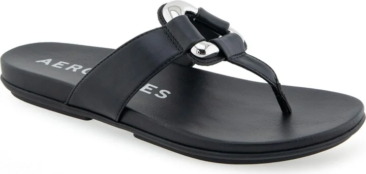 Aerosoles Women's Fallon Round Toe Thong Sandals