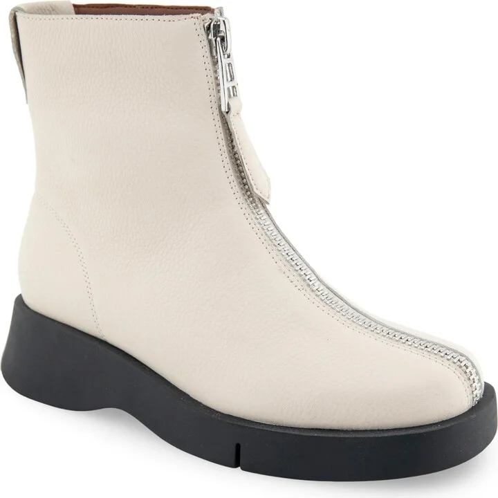 Aerosoles Women's Francis Front Zip Booties
