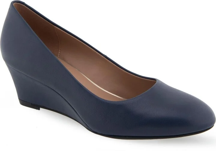 Navy Leather