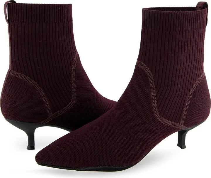 Deep Aubergine Knit Fabric