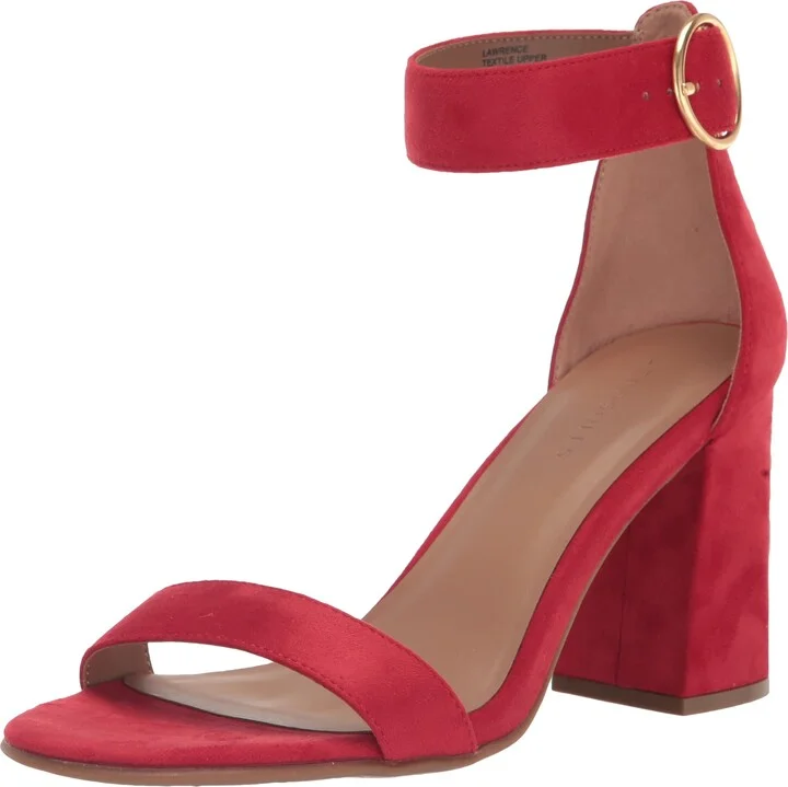 Red Faux Suede
