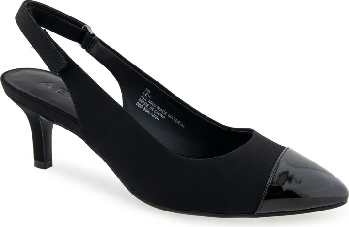 Aerosoles Women's Levi Round Toe Slingback Heels