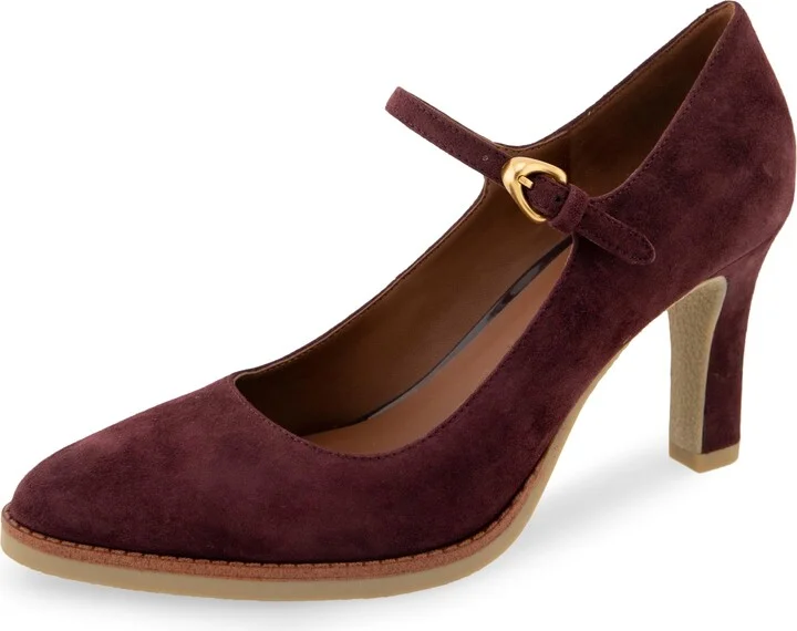 Deep Aubergine Suede