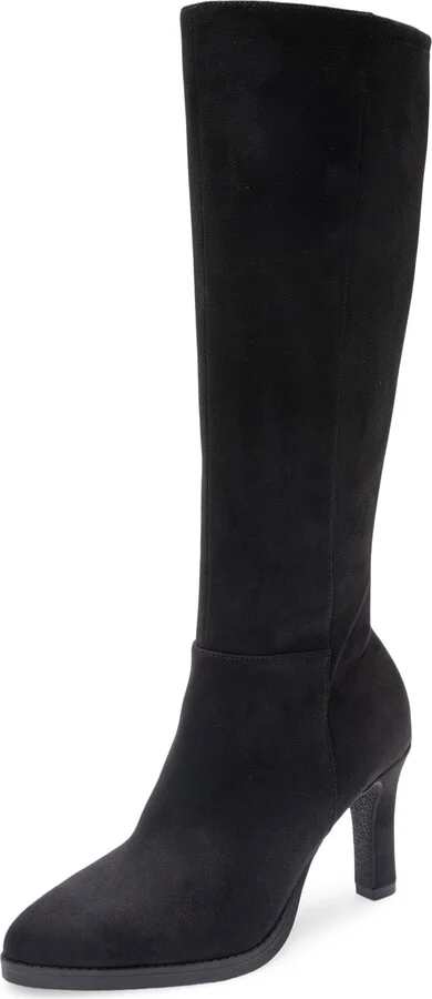 Black Faux Suede