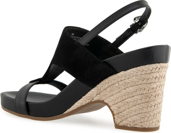 Aerosoles Women's Mackenzie Round Toe Platform Sandals - Natural/Tan Raffia - Image 10