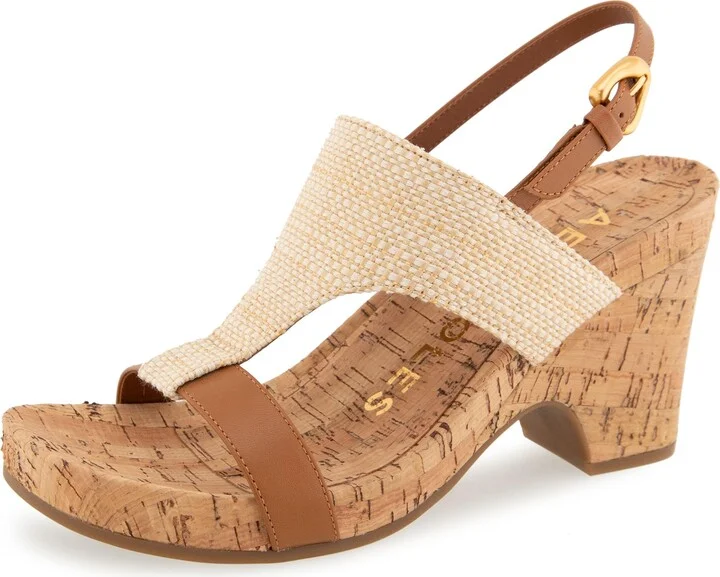 Natural/Tan Raffia/Cork