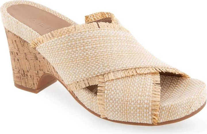 Aerosoles Women's Madina Open Toe Wedge Sandals