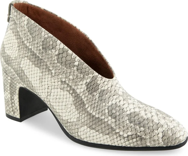 Multi Snake Print Embossed Leather