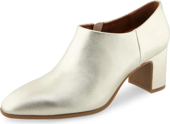 Gold Metal Leather